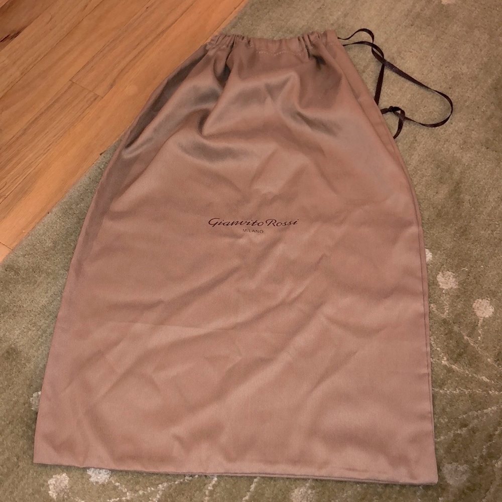 Gianvito rossi large brown dust bag 21x14 inches